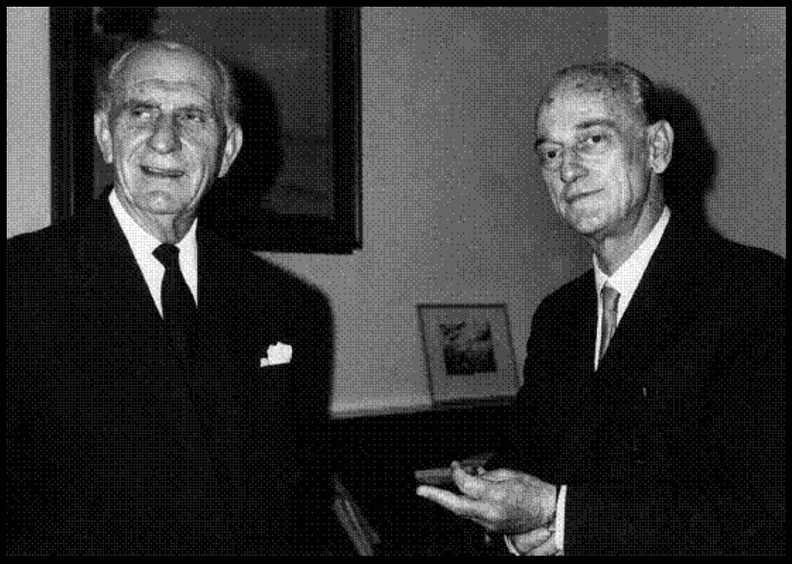 8. Ο Παναγιώτης Κανελλόπουλος και ο Γεώργιος Παπανδρέου το 1963. Και οι δύο υπήρξαν Πρωθυπουργοί.jpg