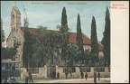 4. Το τράμ μπροστά από την Αγγλικανική εκκλησία, δεκαετία 1900