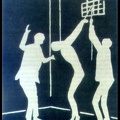 ΣΤΗΝ ΑΣΦΑΛΕΙΑ ΠΑΤΡΩΝ, 1968. Έργο του αείμνηστου Σπύρου Σώκαρη. Aναπαριστά βασανιστήρια στα οποία υποβλήθη