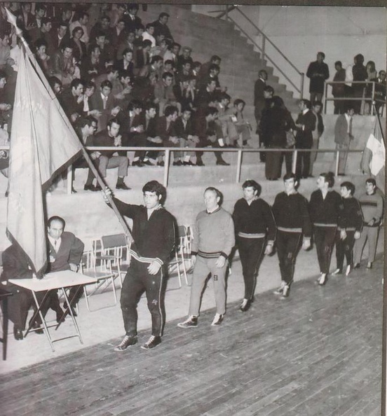 10. Πανελλήνιο πρωτάθλημα Α΄Κατηγορίας ανδρών στην πυγμαχία. Η ομάδα τής Παναχαϊκής στο γήπεδο του Σπόρτινγκ, 1971.jpg