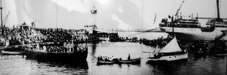 2. Αγώνας πόλο τού ΝΟΠ στο λιμάνι τής Πάτρας, 1929
