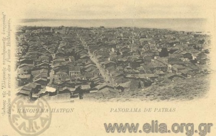 40. Άποψη της Πάτρας προς τον Άγιο Ανδρέα, 1901(περίπου)