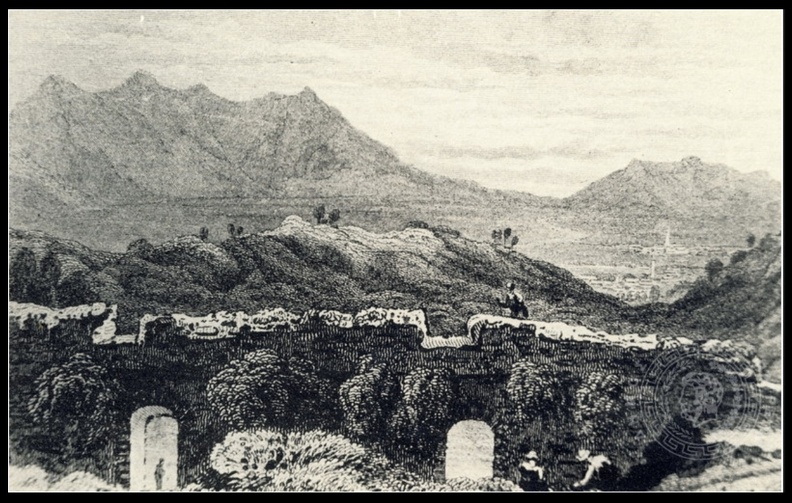 8. Το Ρωμαϊκό Υδραγωγείο στις αρχές τού 19ου αιώνα σε γκραβούρα τού Josiah Conder, 1830.jpg