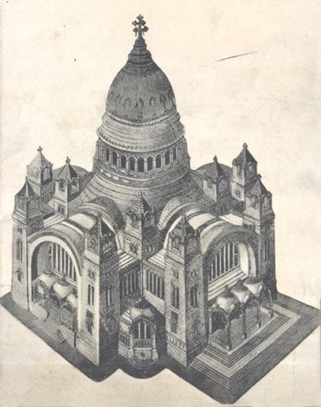 9. Το σχέδιο του Αιμίλιου Ρομπέρ, για το νέο Ιερό Ναό τού Αγίου Ανδρέα.jpg