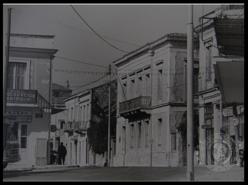 36. Άποψη της οικίας  Ζαΐμη-Ντόντη στην Αγίου Ανδρέου & Ζαΐμη, δεκαετία 1960