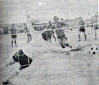 1973. Το γκολ τού Δαβουρλή (11΄) στον αγώνα Παναχαϊκή-Τβέντε, που έληξε 1-1