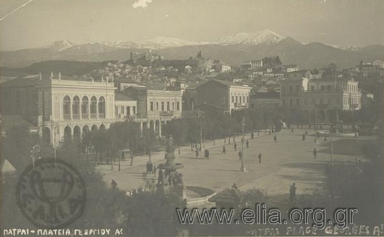 23. Η πλατεία Γεωργίου προς την Άνω Πόλη, δεκαετία 1920.jpg