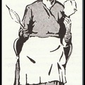 2. Η Γιαννούλα η κουλουρού. Αυτό το πολυδημοσιευμένο σκίτσο είναι η μόνη εικόνα τής Γιαννούλας που υπάρχει